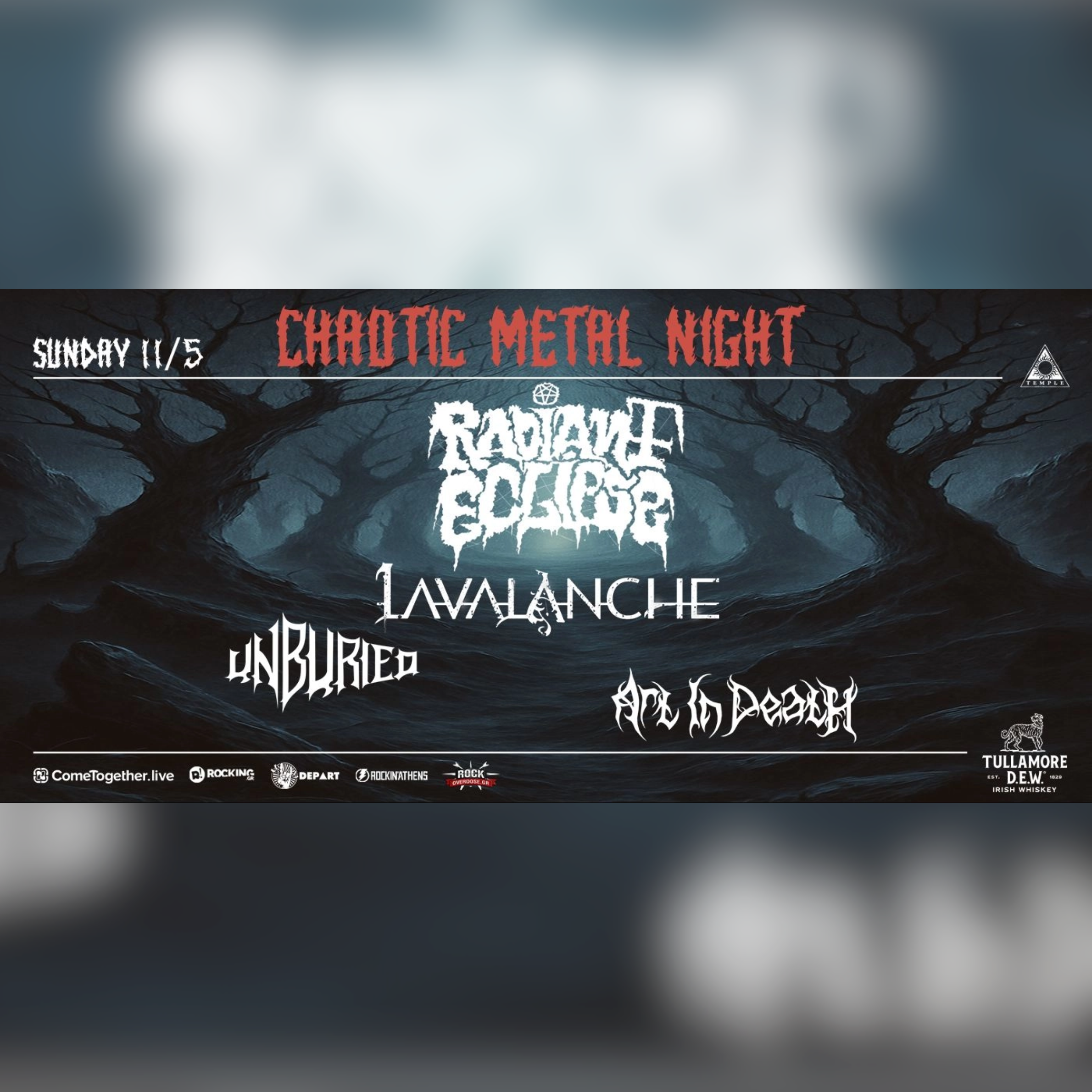 Radiant Eclipse // Lavalanche // Unburied // Art in Death